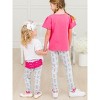 RuffleButts Girls Ruched Bow Leggings - 3 of 3