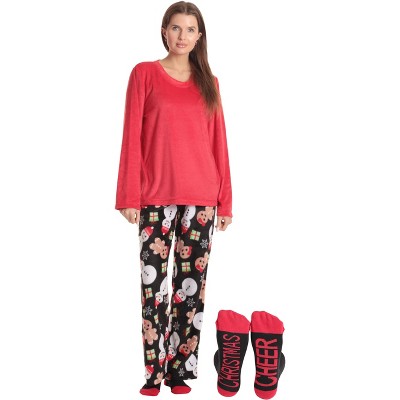 Just Love Ultra-Soft Womens Pajama Pant Set with Nightgown & Matching Socks  Luxurious Sleepwear