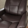 Global Home Bentley Leather Swivel Glider Recliner with Manual Adjustable Headrest & Footrest - 4 of 4