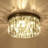 Modern Small Crystal Flush Mount Light with 6 Lights - 4 of 4