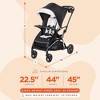 Baby Trend Sit N' Stand 5-in-1 Collapsible Shopper Stroller with Canopy, Visor, Extendable Storage Basket, Phone Tray, and 2 Cup Holders - 2 of 4