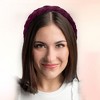 Unique Bargains Non-slip Fashion Solid Wide Headbands 1.18" - 2 of 4