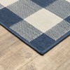 Madeline Border Patio Rug Black/Ivory - Captiv8e Designs - 2 of 4