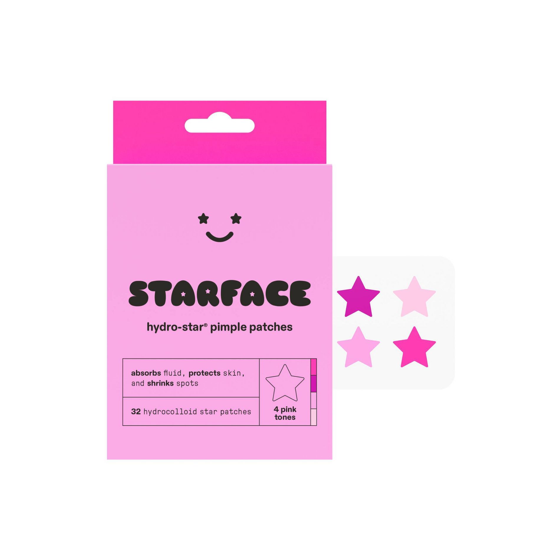 Starface Pink Star Pimple Patches - 32ct