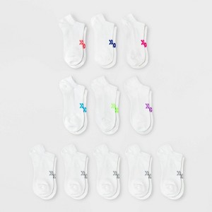 Women's Lightweight 10+1 Bonus Pack No Show Athletic Socks - All In Motion™ 4-10 - 1 of 3