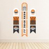 Big Dot of Happiness Basketball - Let The Madness Begin - Hanging Vertical Paper Door Banners - College Basketball Wall Decor Kit - Indoor Door Decor - 3 of 4