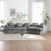 TiramisuBest Boucle Sofa 3 Seater for Living Room Oversized Comfy Sofa for Apartment - 2 of 4