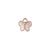 John Bead 10pcs Sweet & Petite Pink Butterfly, Small Simple Charms - 2 of 4