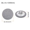 Unique Bargains Suit Dress Blouse Aluminum Fabric Cloth Covered Sewing Buttons 30 Pcs - 2 of 4