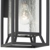 Minka Lavery Modern Outdoor Wall Light Fixture Sand Coal 12 1/4" Clear Seeded Glass for Post Exterior Barn Deck House Porch Patio - 4 of 4
