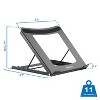 Mount-It! Height Adjustable Ventilated Laptop Riser 15" Maximum Screen Size (MI-7270) - 2 of 4