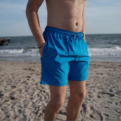 Dreamwave Men's Allover Print Anti Chafing Elastic Waist Swim Shorts with Phone Pocket Navy Medallion 2XL — фото 3