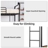 Bunk Bed Twin Over Twin, Metal Bunkbeds with Ladders & 16.6" Safety Guardrail, No Box Spring Needed - 2 of 4