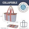 CleverMade Collapsible 30L Tote LUXE Rose Herringbone Pattern - 2 of 4