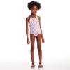 Andy & Evan  Toddler  Bomb Pop/Checker Print One Pc Halter Swimsuit - 3 of 4