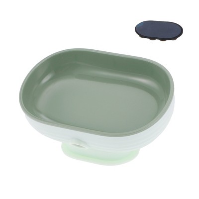 Unique Bargains Suction Cup Soap Dish 5.12"x3.54"x2.95" 1 Pc