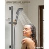 YAWWALK 3-Spray Wall Bar Shower Kits 1.8 GPM with Handheld Shower - 2 of 4
