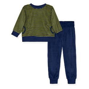 Sleep On It Boys 2-Piece Velour Pajama Set - 1 of 4