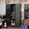SUXXAN 71" H Metal Garage Storage Cabinet with Wheels, Pegboard and Drawer, Assembly required - 2 of 4