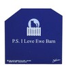 Cat's Meow Village 4.75 In P.S. I Luv Ewe Barn Sheep Ghosts Halloween Village Buildings - 2 of 3