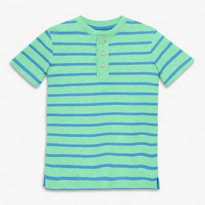 Primary Kids Heathered Henley in Stripe
