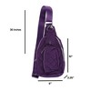 Buxton Women's Nylon Quilted Sling Bag - 4 of 4