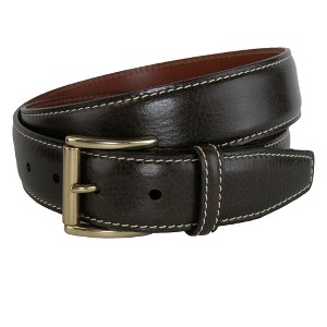 CrookhornDavis Men's Mignon Garrison Grain Calfskin Feather Edge Belt - 1 of 4