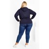 Avenue Side Stripe Zip Hoodie - 4 of 4
