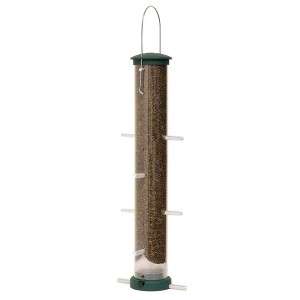 Aspects Quick-Clean Nyjer Seed Tube Feeder - 10-Port Finch Feeder with Removable Base for Easy Cleaning - 1.75 Quart Capacity - 1 of 4