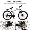 Topteng 27 Speed 26 inches Folding Bike Mountain Bicycle with Cup Holder - 3 of 4