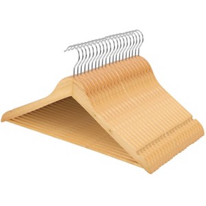 MegaChef 20 Piece Acacia Wood Swivel Hook Hanger Set - 1 of 4
