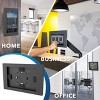 Lockable Tablet Wall Mount for Samsung Tab A9+, S9, S9 FE, S8, A8, VESA Compatible, Flush Wall Mount, Heavy-Duty Steel, Black - 4 of 4