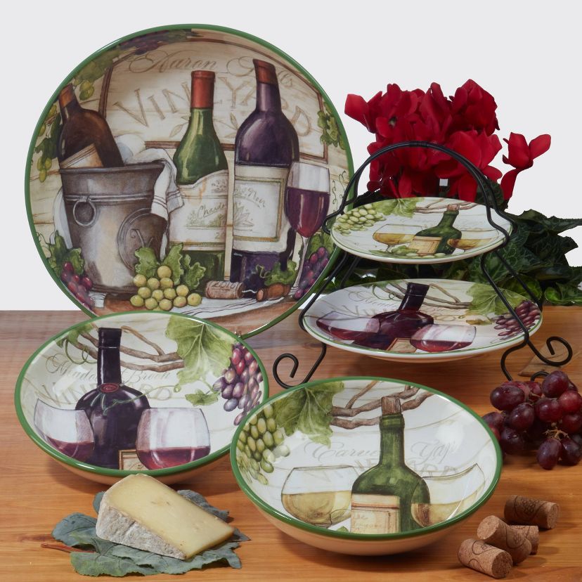 Meadow Brook Vineyard Dinnerware Collection - Certified International