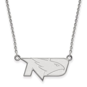 Black Bow Jewelry Sterling Silver North Dakota Fighting Hawks NCAA Necklace 18 Inch - 1 of 4