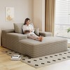 Hrinhom 51.2"W Modern Sofa Bed,Oversized Upholstered Sleeper Sofa Couch,Chaise Lounge Chair - 4 of 4