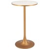 Zuo Bite Bar Table Beige And Gold - 3 of 4