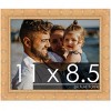 PosterPalooza | 11x8.5 Modern Bamboo Picture Frame, UV Acrylic, 5 Finishes - 2 of 4