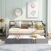 Full Size Wood Daybed Bed with Twin Size Trundle - 2 of 4