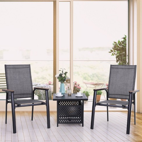 Small patio table on sale with umbrella hole