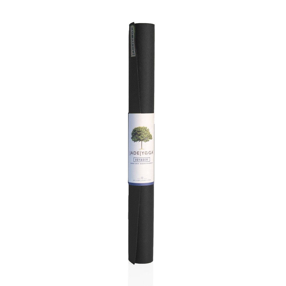 Photos - Yoga Yoga JadeYoga Voyager foldable  Mat - Black  (1.6mm)