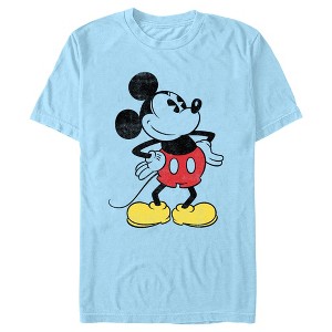 Men's Mickey & Friends Classic Mickey Distressed T-Shirt - 1 of 4