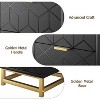 Nasitip 2-Drawer Dresser with Gold Handles, Small Wood Chest for Bedroom or Closet, Modern Storage Nightstand - 4 of 4