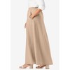 Jessica London Women's Plus Size Linen Maxi Skirt - 4 of 4