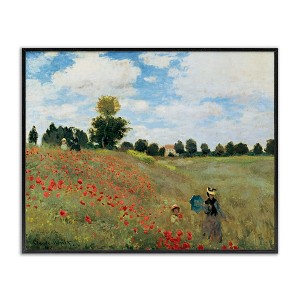 Stupell Industries Coquelicots Poppy Field Framed Giclee Art - 1 of 4