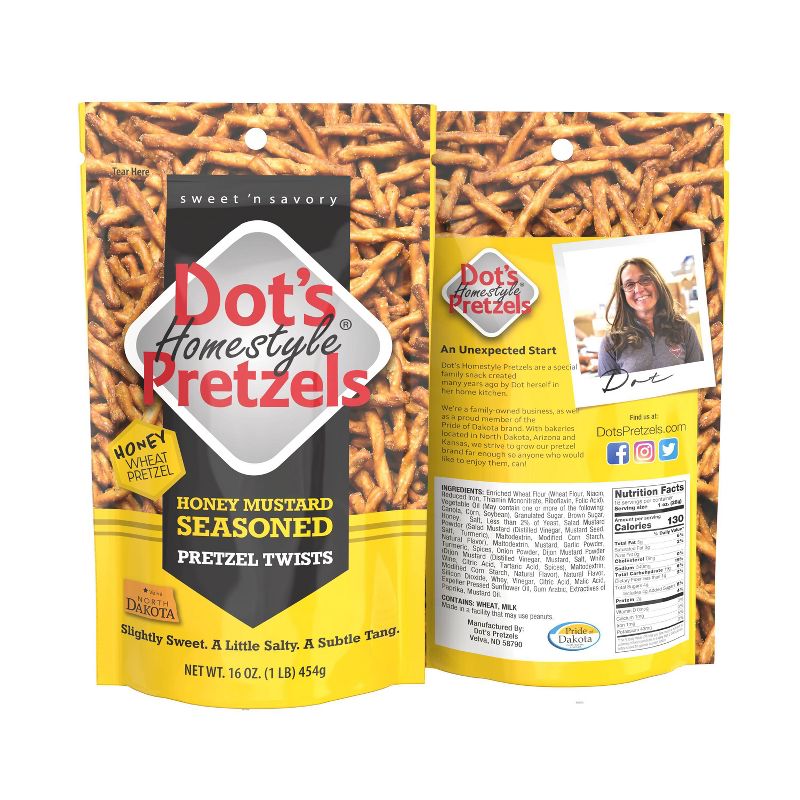 Dot&#39;s Pretzels Honey Mustard - 16oz, 4 of 7