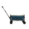 Lightweight Portable Heavy Duty Folding Beach Wagons With Wheels, Outdoor Garden Carts For Camping With Large Capacity-Cuddlewood - 3 of 4