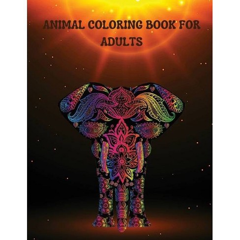 Download Animal Coloring Book For Adults By Hector England Paperback Target