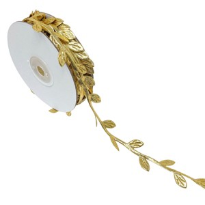 Wrapables Artificial Hanging Plants, Artificial Vines for Home & Party Decor, Wreaths, and DIY Arts & Crafts, 32.8 Feet, Gold - 1 of 4