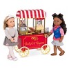 Our Generation Retro Pretzel & Popcorn Play Food Stand for 18" Dolls - Poppin' Plenty Snack Cart - 3 of 4