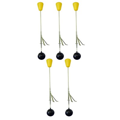 Jobe Valves J-LIVS3 Heavy Duty  Adjustable Stainless Steel Floating Water Level Indicator for Water Reservoirs, Yellow (5 Pack)